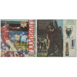 Football Liverpool Official 1984-85 Season Profile on Large Vinyl with Case, includes 32 page