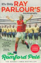 Ray Parlour Signed Book. Titled Its Only Ray Parlours Autobiography the Romford Pele. Dedicated.