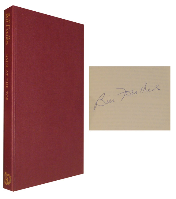 Autographed BILL FOULKES Book : A hardback book 'Back At The Top' by former Manchester United