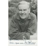 Ian Carmichael signed 6x4 inch black and white photo dedicated. Good Condition. All autographs