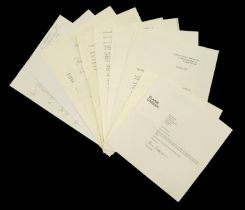 Entertainment TV Presenter/Music/Actor/Actresses. 10 x Collection of signed Letters signatures