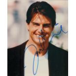 Tom Cruise signed 10x8 inch colour photo. Good Condition. All autographs come with a Certificate