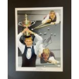 Stephen Hendry signed 20x16 inch mounted colour montage photo. Good Condition. All autographs come