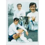 Alan Mullery signed 16x12 inch Tottenham Hotspur colour montage print. Good Condition. All
