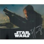 Star Wars Jakku village defender 8 x 10 inch colour photo signed by Gloria Garcia. Good Condition.