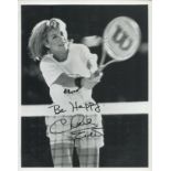 Chris Evert signed 10x8 inch black and white photo. Good Condition. All autographs come with a