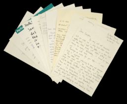 Entertainment Theatre 10 x Collection of signed Letters signatures such as Samantha Young. Sarah