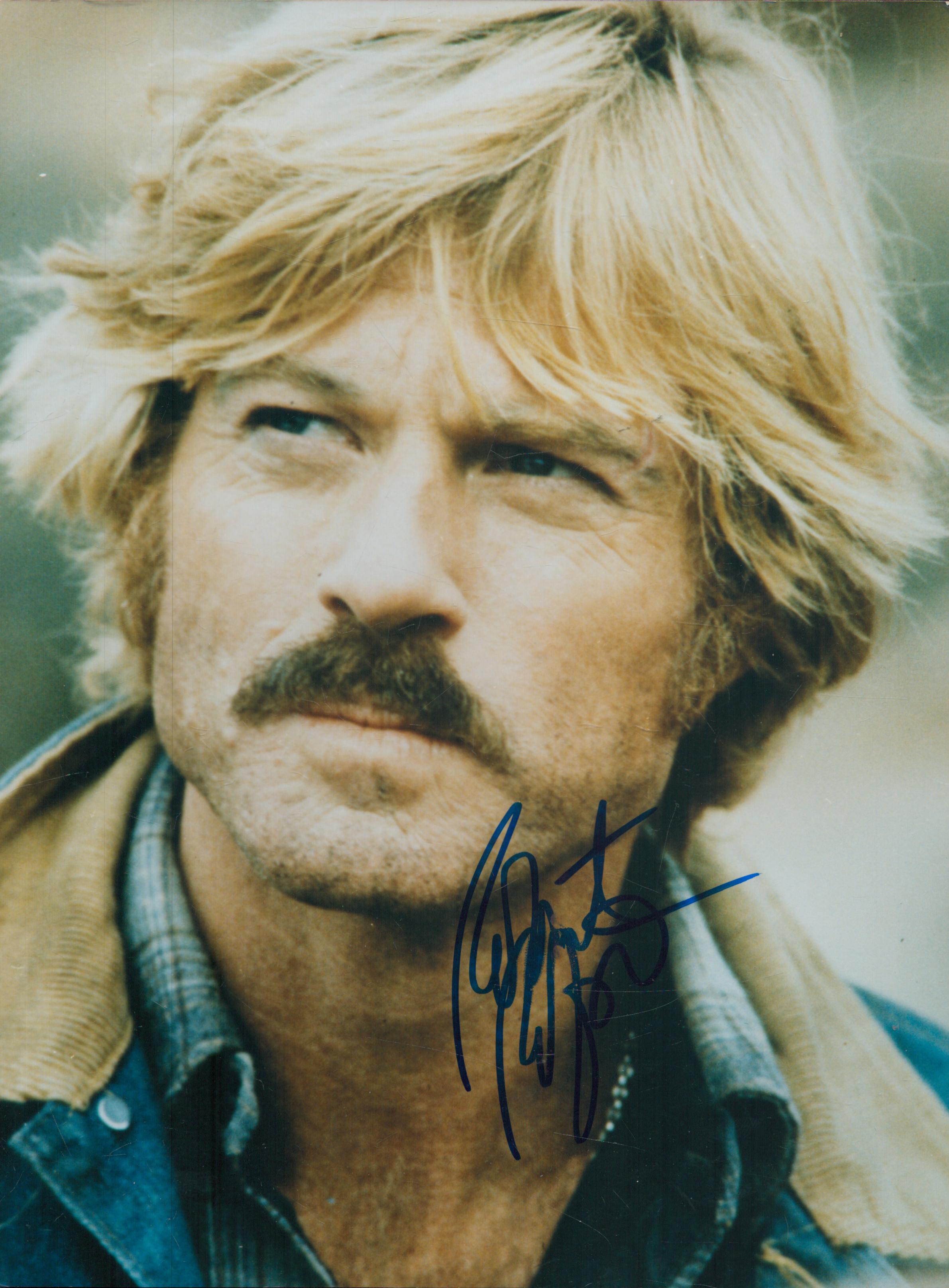 Robert Redford signed 10x8 inch colour photo. Good Condition. All autographs come with a Certificate