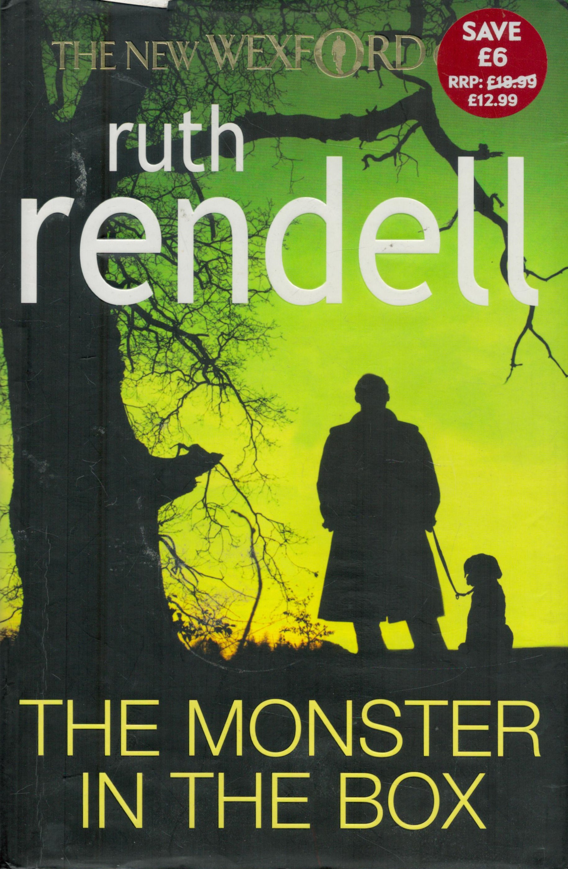 Ruth Rendall 1st Edition Hardback Book Titled The Monster In The Box. Spine and Dust jacket in