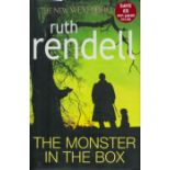 Ruth Rendall 1st Edition Hardback Book Titled The Monster In The Box. Spine and Dust jacket in