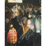 Sylvester Stallone signed 12x8 inch Rocky Balboa colour photo. Good Condition. All autographs come