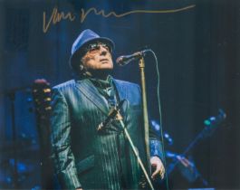 Van Morrison signed 10x8 inch colour photo. Good Condition. All autographs come with a Certificate