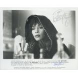 Whitney Houston signed 10x8 inch The Bodyguard black and white movie still includes one other