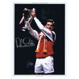 Autographed ALAN SMITH 16 x 12 Photo-Edition : Col, depicting Arsenal centre-forward ALAN SMITH