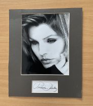 Priscilla Presley 14x12 inch mounted signature piece includes signed album page and stunning black