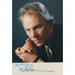 Peter Sissons signed 6x4 inch colour photo. Good Condition. All autographs come with a Certificate