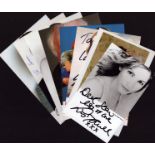 Entertainment collection 8 assorted signed 6x4 inch photos includes some great names such as Susanna