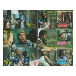 Monty Python and the Holy Grail, three original signed oversize trading cards, produced by