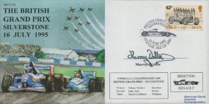 Murray Walker signed The British Grand Prix Silverstone 16 July 1995 FDC. Good Condition. All