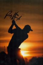 Padraig Harrington signed 12x8 inch colour photo. Good Condition. All autographs come with a