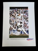 Clive Lloyd signed 22x16 inch Sporting Masters limited edition print 496/500. Good Condition. All