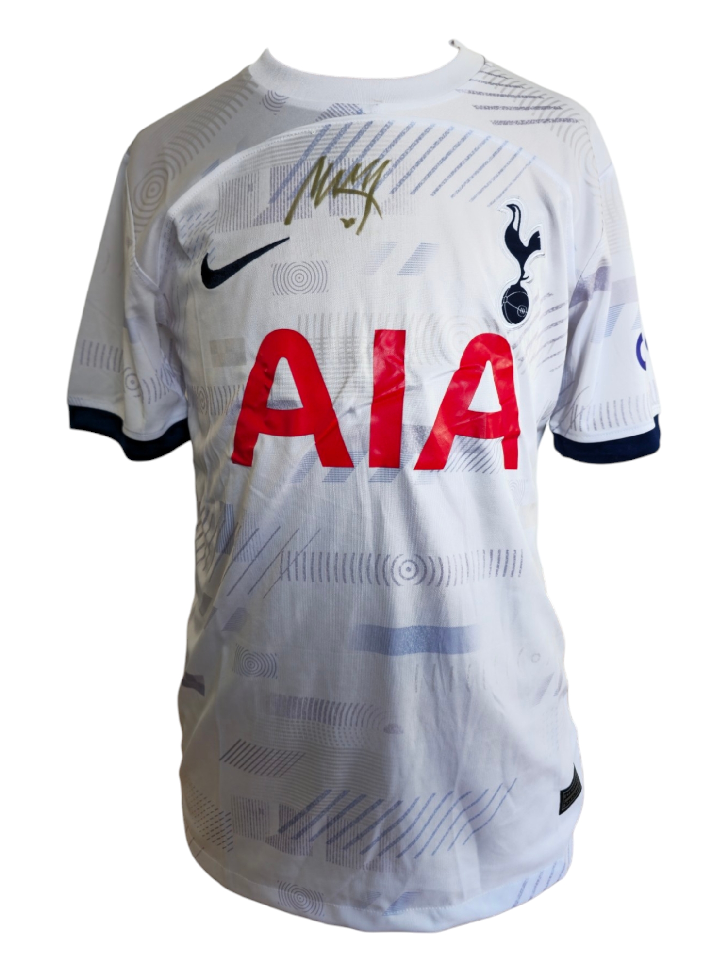 Micky van de Ven signed Tottenham men's home shirt Nike size small with tags. Good Condition. All