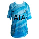 Guglielmo Vicario signed Tottenham men's away shirt Nike size medium with tags. Good Condition.