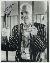 Steve Martin signed 10x8 inch black and white photo. Good Condition. All autographs come with a