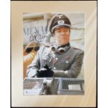 Guy Siner signed 20x16 inch mounted Allo Allo colour photo. Good Condition. All autographs come with