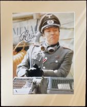 Guy Siner signed 20x16 inch mounted Allo Allo colour photo. Good Condition. All autographs come with