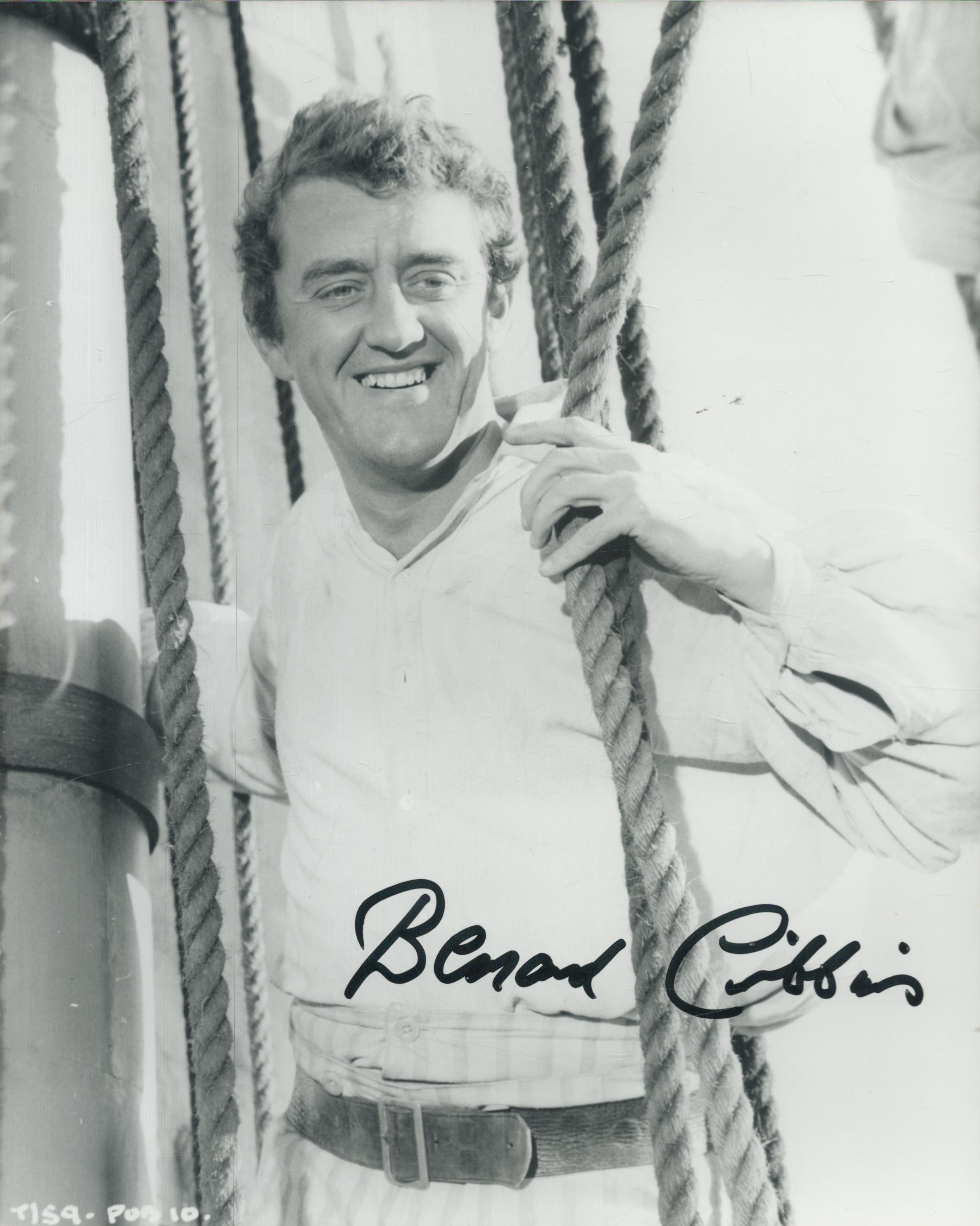 Bernard Cribbins signed 10x8 inch black and white photo. Good Condition. All autographs come with