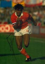 Ruud Gullit signed 12x8 inch colour photo pictured in action for the Netherlands. Good Condition.