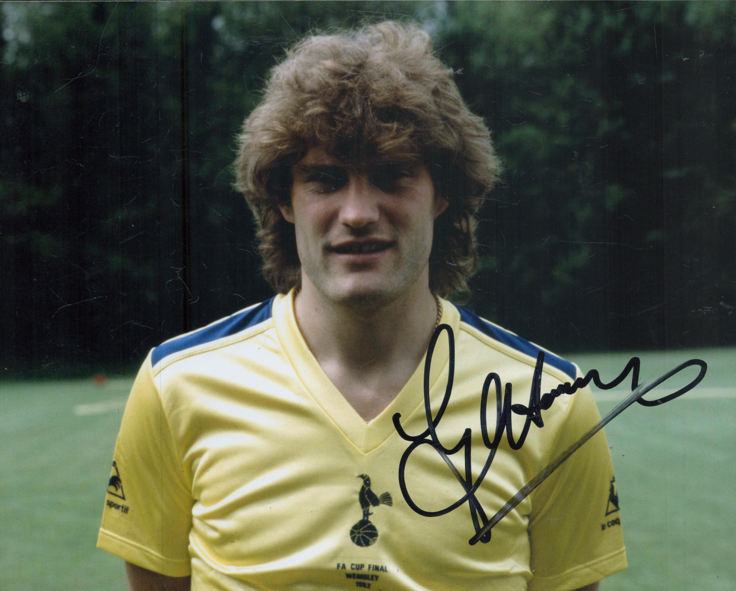 Glen Hoddle signed 10x8 inch Tottenham Hotspur colour photo. Good Condition. All autographs come