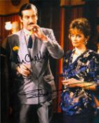 John Challis and Sue Holderness signed 10x8 inch Only Fools and Horses colour photo. Good Condition.