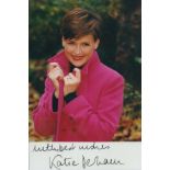 Katie Derham signed 6x4 inch colour photo. Good Condition. All autographs come with a Certificate of