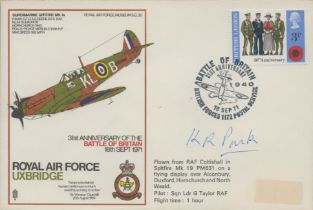 Keith Park (1892-1975), a signed Battle of Britain 31st Anniversary FDC. Air Chief Marshal Sir Keith