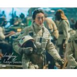 Star Wars The Rise of Skywalker movie 8 x 10 inch colour photo signed by rebel pilot Lucy Feng. Good