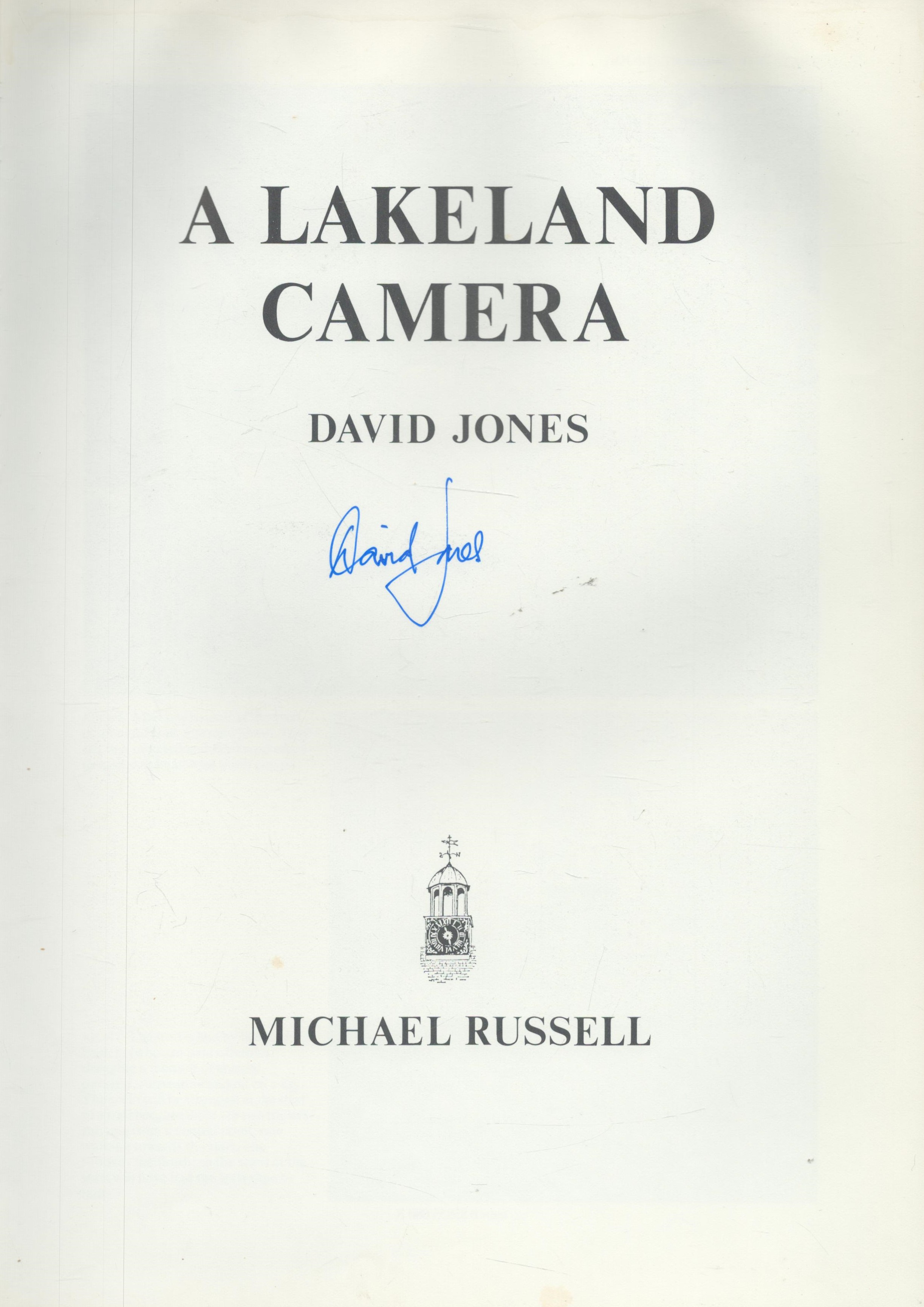 David Jones Signed Book A Lakeland Camera First Edition 1980 Hardback Book Signed by David Jones - Bild 2 aus 3