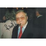 Les Dawson signed 6x4 inch colour photo. Good Condition. All autographs come with a Certificate of
