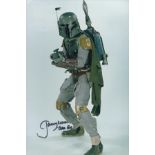 Jeremy Bulloch signed 12x8 inch Boba Fett Star Wars colour photo. Good Condition. All autographs