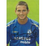 Frank Lampard signed 7x5 inch Chelsea colour photo. Good Condition. All autographs come with a