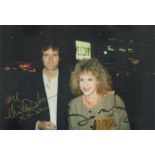 Brian May and Anita Dobson signed 6x4 inch colour photo. Good Condition. All autographs come with