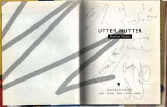 Utter Nutter by Andrew Nutter Hardback Book 1997 First Edition Signed with a dedication and