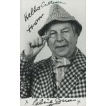 Clive Dunn signed 6x4 inch black and white photo dedicated. Good Condition. All autographs come with