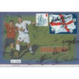 England 1966 World Cup Legends multi signed limited edition coin cover includes Alan Ball, Gordon