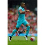 Dimitri Payet signed 12x8 inch West Ham United colour photo. Good Condition. All autographs come