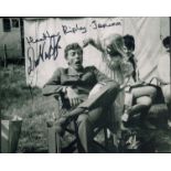 Dick Van Dyke and Heather Ripley signed Chitty Chitty Bang Bang 10x8 inch black and white photo.