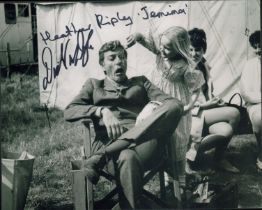 Dick Van Dyke and Heather Ripley signed Chitty Chitty Bang Bang 10x8 inch black and white photo.