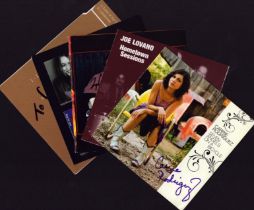Entertainment Music 5 x Collection of signed CD Sleeves signatures such as Carrie Rodriguez. Joe