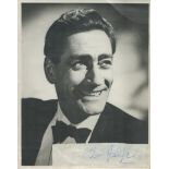 Guy Rolfe signed Vintage Black and White Photo 14x11 Inch. Was a British Actor. Good Condition.